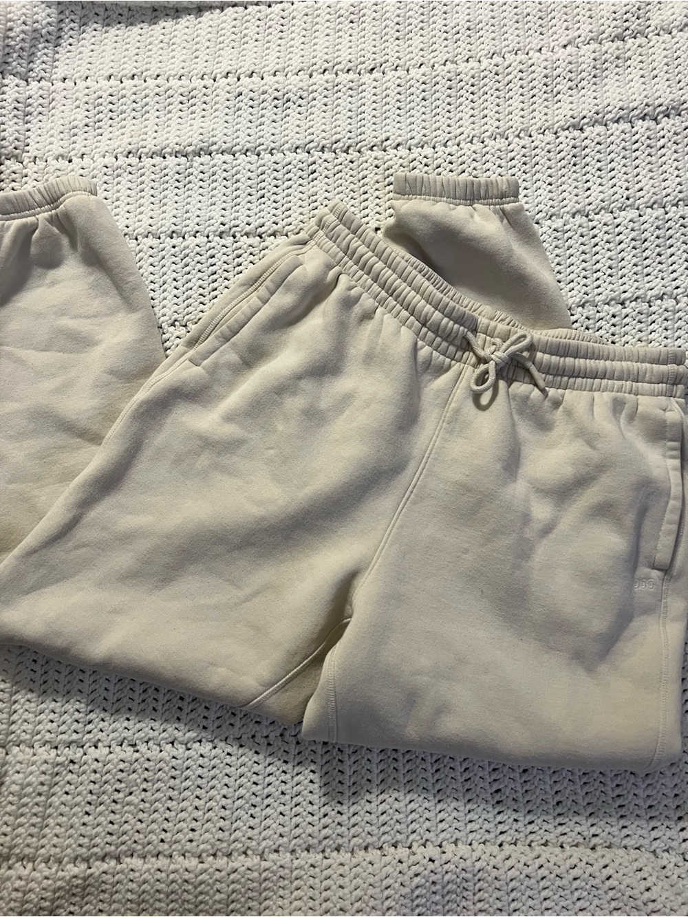 DSG Cream Kids Sweatpants Joggers with Drawstring